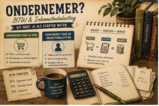  ondernemer voor de btw én ib?
